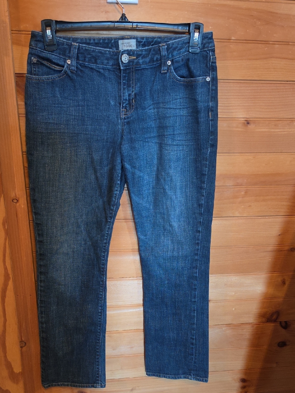 GAP Women's Dark Indigo Straight-Leg Jeans